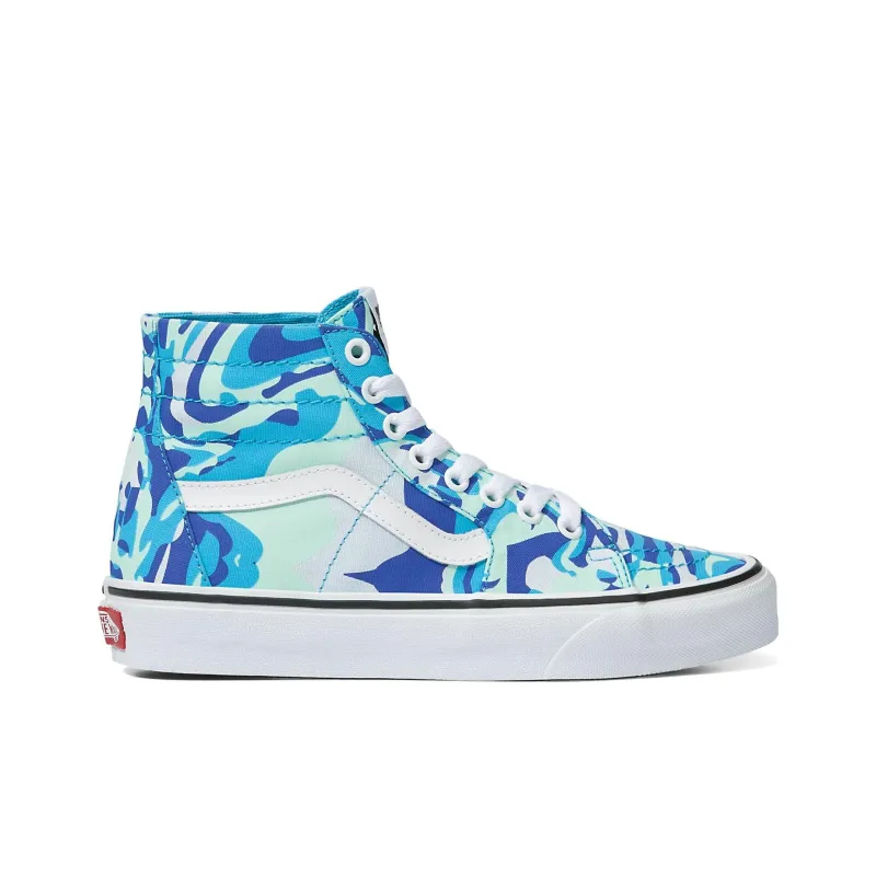 Vans SK8 HI Bright Vibrations 'Blue White'-1
