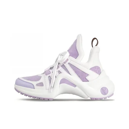 LOUIS VUITTON Archlight 1.0 Low Top Casual Shoes Women's Purple