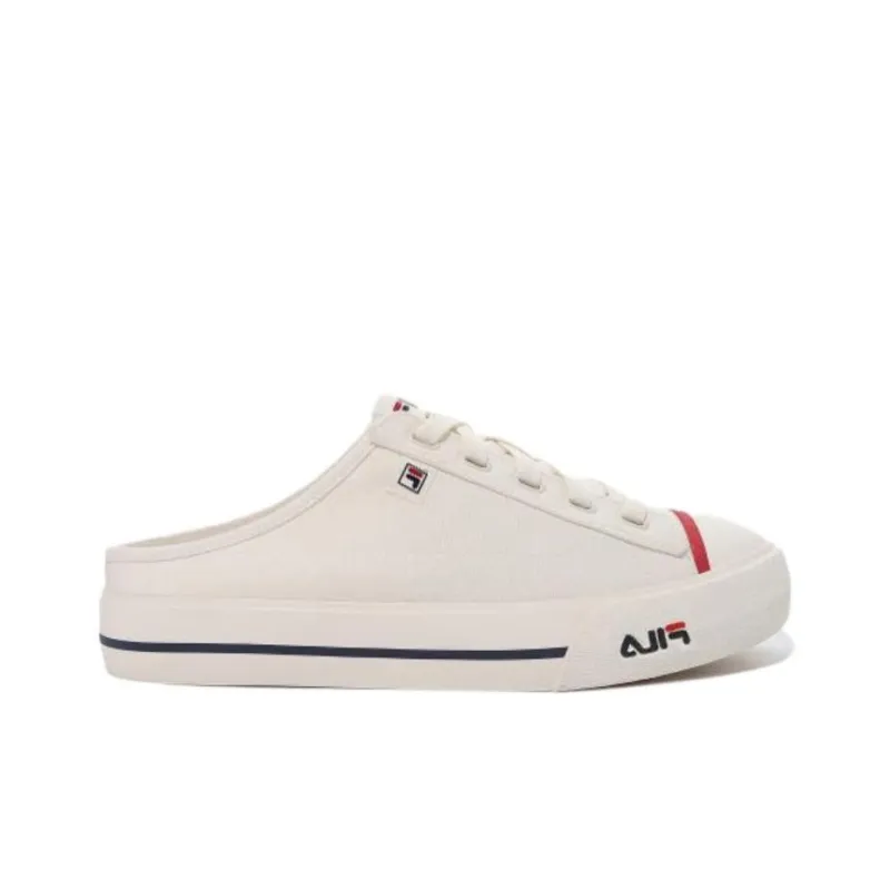 FILA Como Anti Slip Wear Resistant Low Top Canvas Shoes Unisex White-1