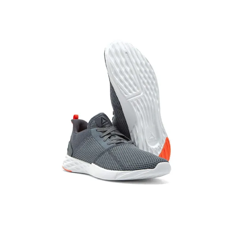 Reebok Astroride Strike Running Shoes Men Low Top Gray/Orange-4