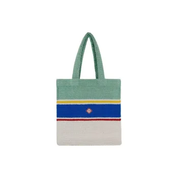CASABLANCA Crochet knit Tote Bag