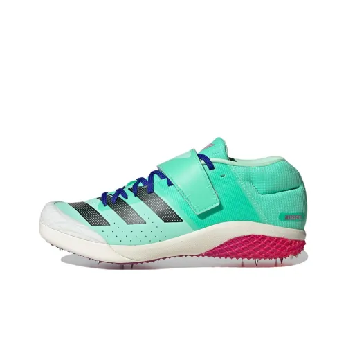 Adidas Adizero Javelin Anti Slip And Wear Resistant Lightweight Low Top Running Shoes Unisex Green Black