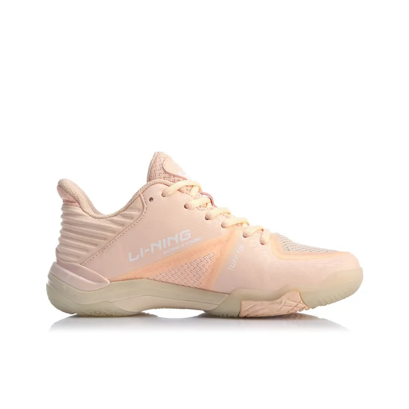 LiNing Sonic Boom 4 Cushioning Support Low-Top Badminton Shoes Women's Orange Pink-1