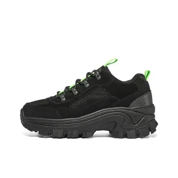 Skechers Street Blo Collection Low Top Casual Shoes Women's Black Green