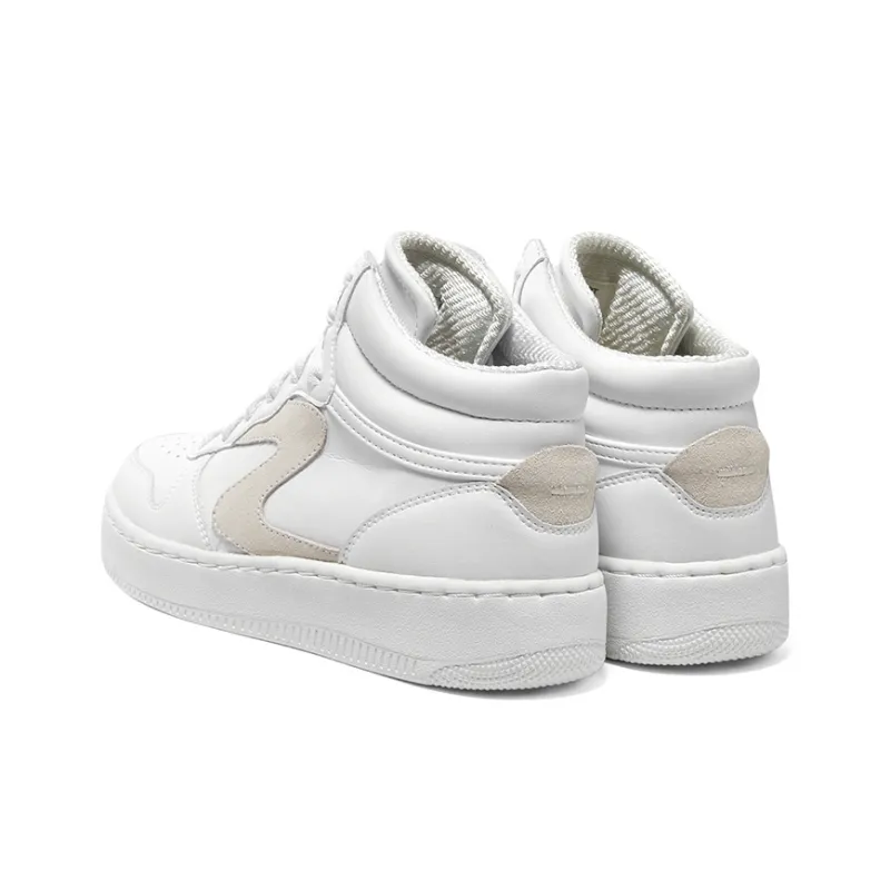 Skechers Sport Court 92 Durable Breathable Mid Top Skateboard Shoes Women's White-4