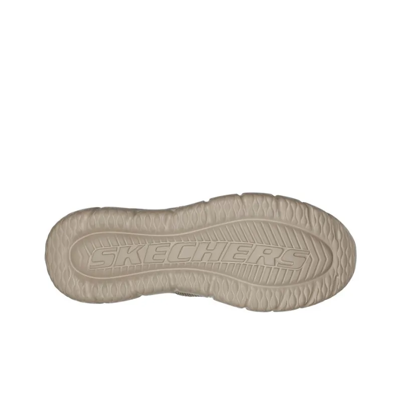 Skechers Del Retto Casual Shoes Men Low-Top Gray/Brown-4