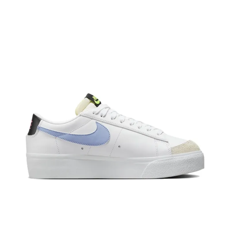Nike Blazer Low Platform White Cobalt Bliss Women's-1