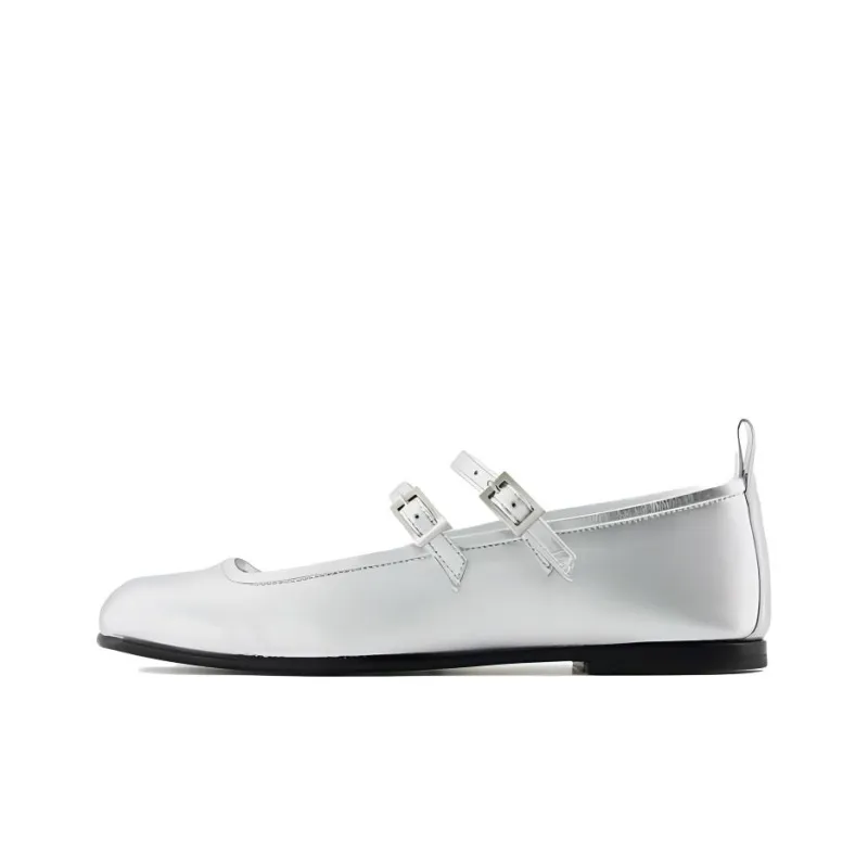 NODALETO Bulla Rina Casual Single Shoes Women's Silver-0