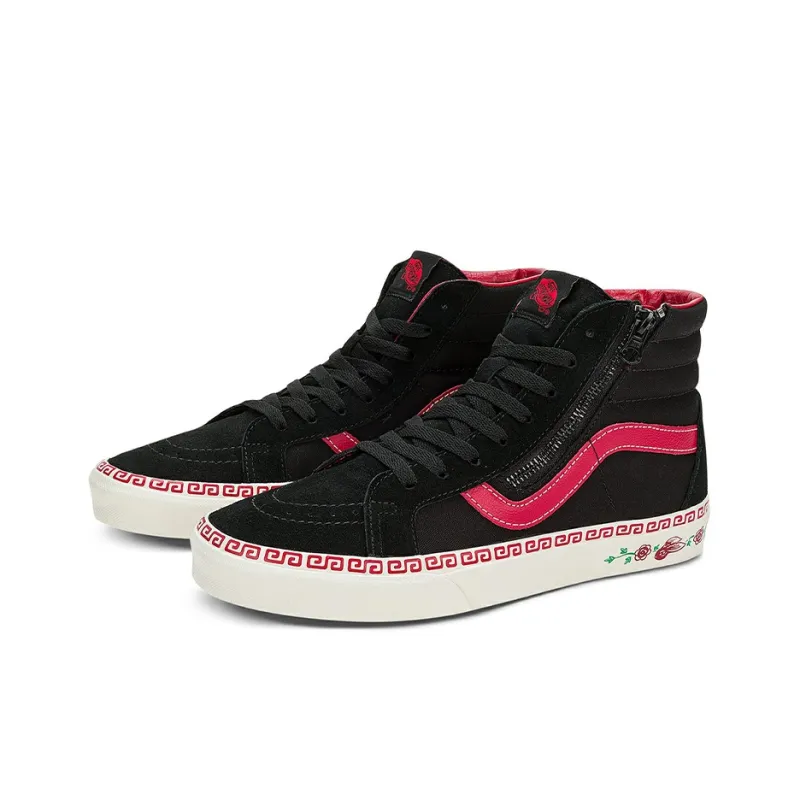 Vans SK8 Hi 'Black Red'-2