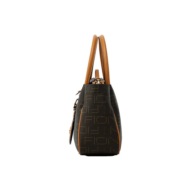 FION Canvas Portable Crossbody Bag, Shoulder Bag Regular Women's Coffee/Camel-2