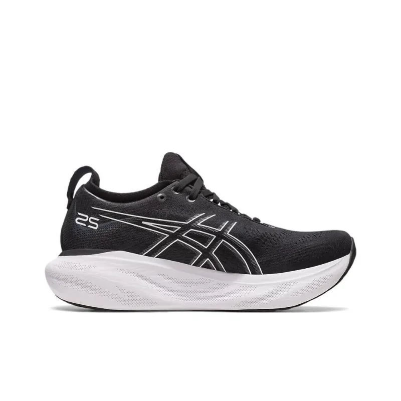 Asics Gel Nimbus 25 Black Pure Silver Women's-1