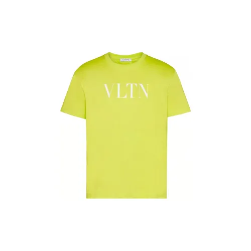 Valentino T-Shirts Men Neon Yellow