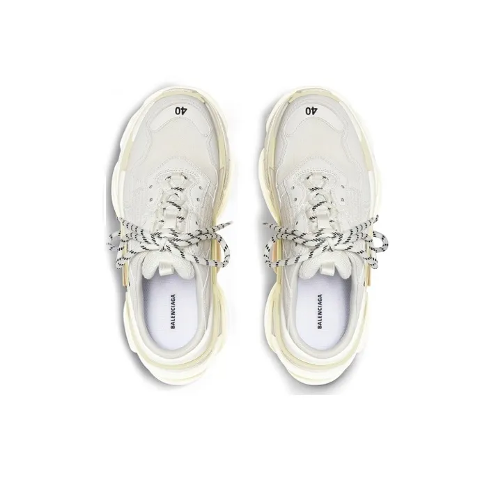 Balenciaga Triple S Mules 'White Double Foam And Mesh'-3