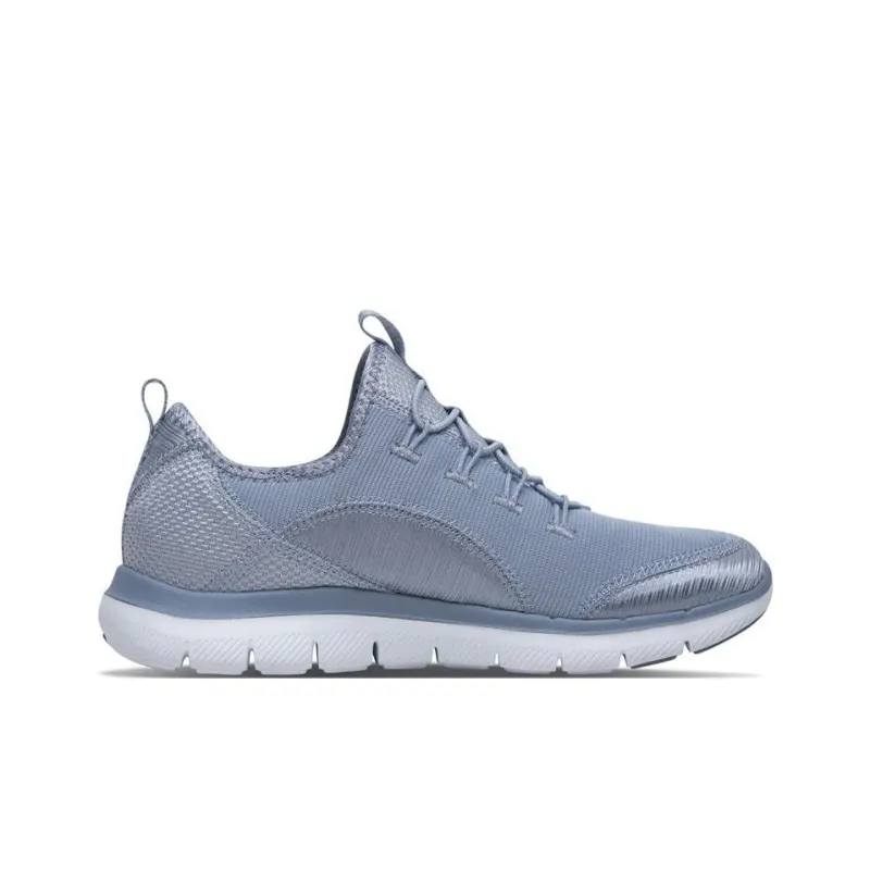 Skechers Flex Appeal 2.0 Non-slip Wear-resistant Shock Absorption Low-Top Sports Casual Shoes Women's Blue-1