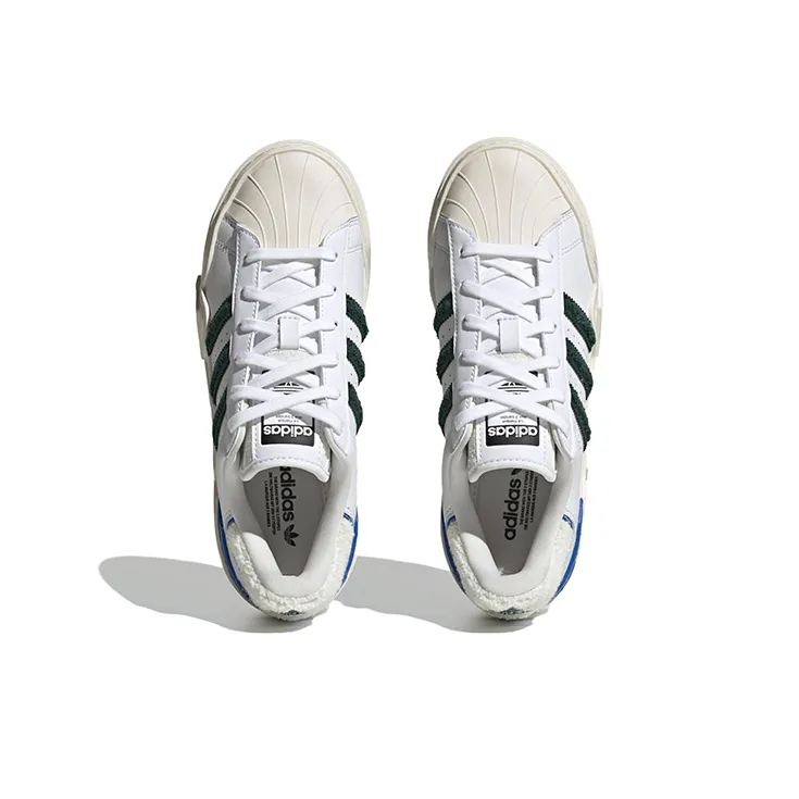 Adidas Superstar Bonega 2B Footwear White Dark Green Women's-4