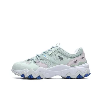 FILA Fellow 2 Euro Man 2 Cushioning Anti Slip And Wear Resistant Low Top Casual Shoes Women's Green Gray