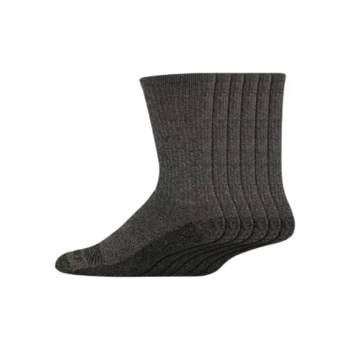 Dickies Mid-Calf Socks Men's 6 Pack Gray