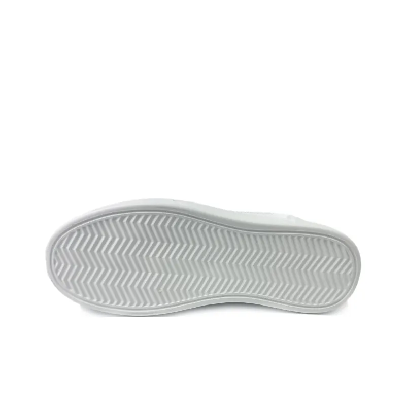 BAGE Coverage Wear Resistant Low Top Skateboard Shoes Women's White-4
