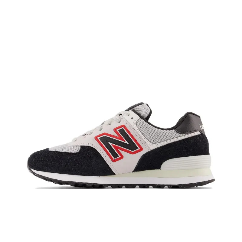 New Balance 574 Black Red-0