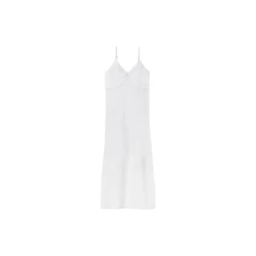 GIMAGUAS Slip Dresses Women's White