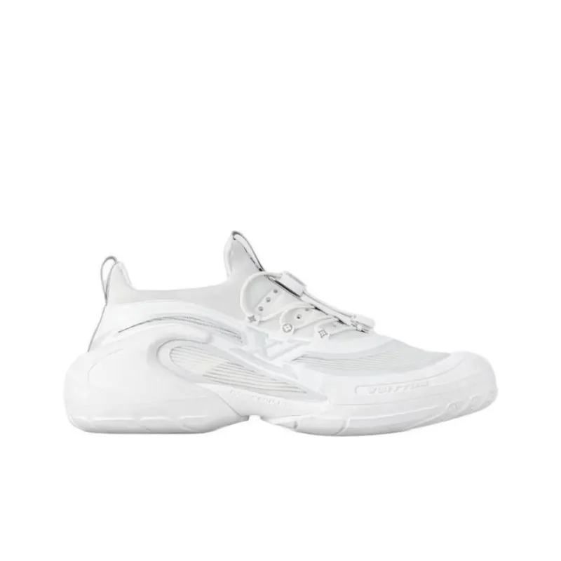 LOUIS VUITTON Low Top Casual Shoes Men's White-1