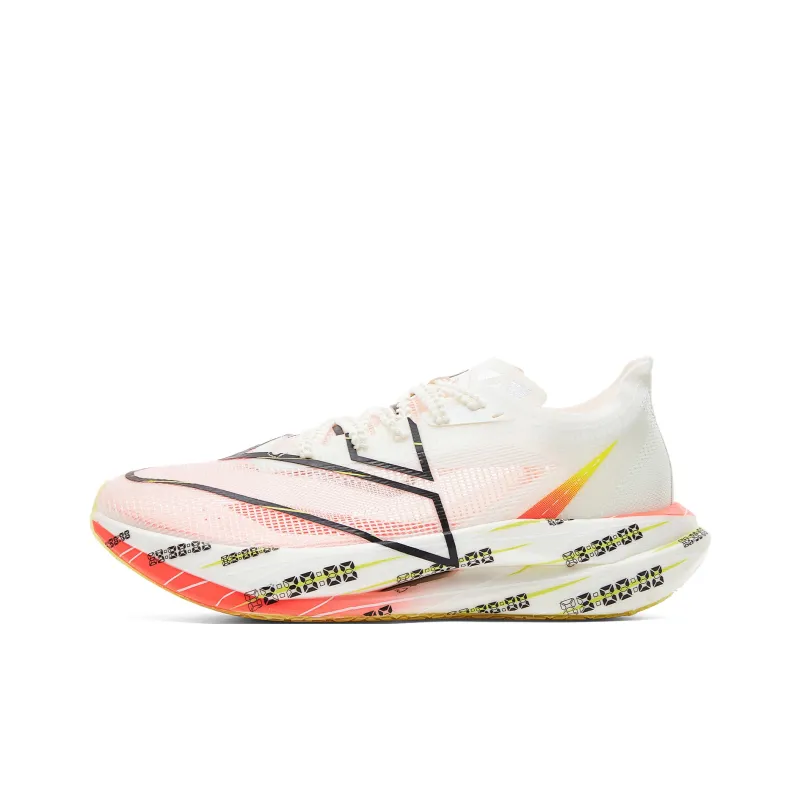 PEAK UP30 3.0 Elite Running Shoes Men Low Top Light White Red-1