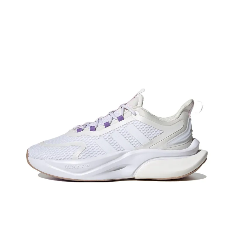 Adidas Alphabounce+ 'White College Purple' Women's-0
