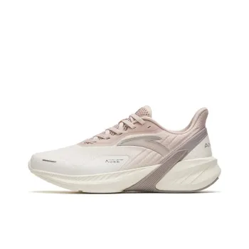Anta DuCi4 Cushioning Anti Slip And Wear Resistant Low Top Running Shoes Women's White Pink