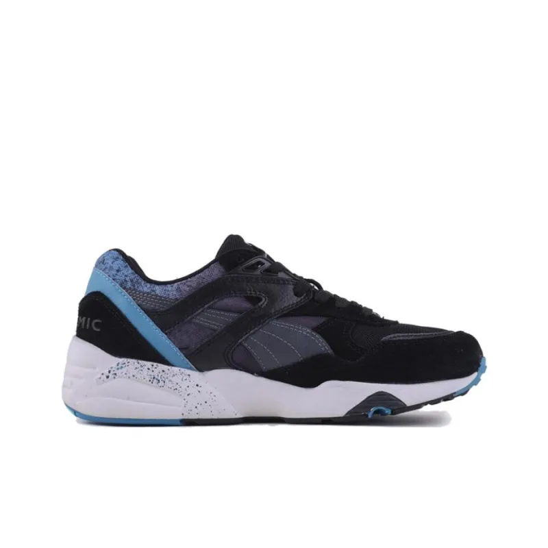 PUMA Trinomic R698 Low Top Black/White-1