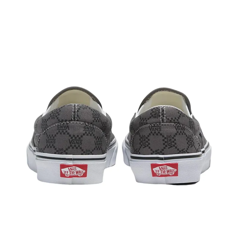Vans Classic Slip On Monogram Pewter-3