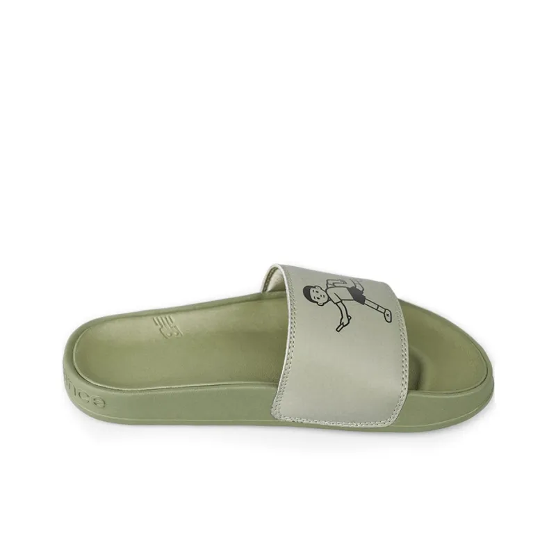 New Balance X Noritake Slippers Dark Green-1