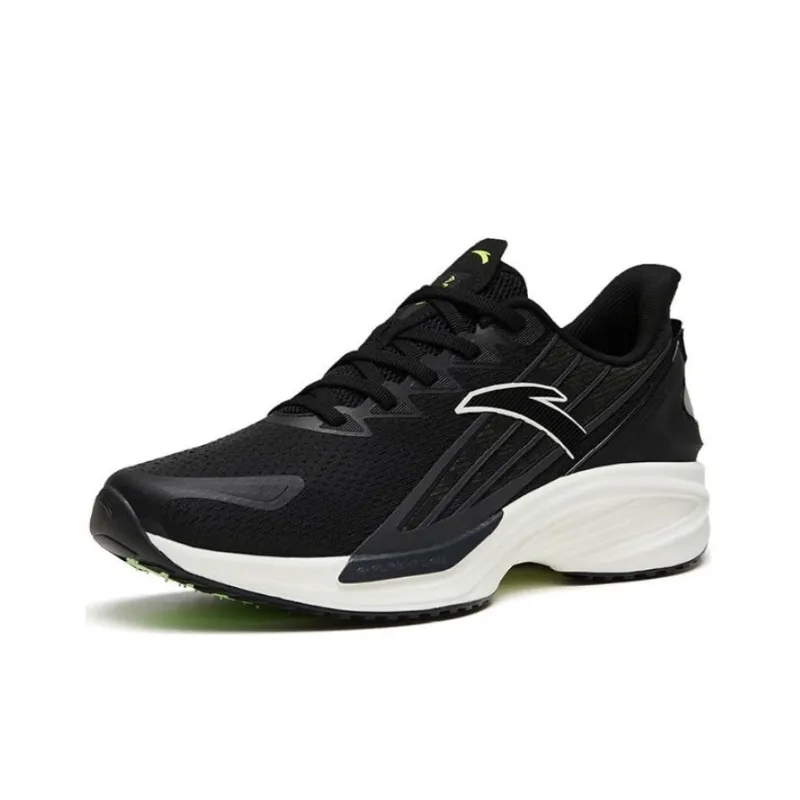 Anta A Grip Pro Shock Absorbers With Slip Resistant And Abrasion Resistant Properties Low Top Running Shoes Men's Black-1