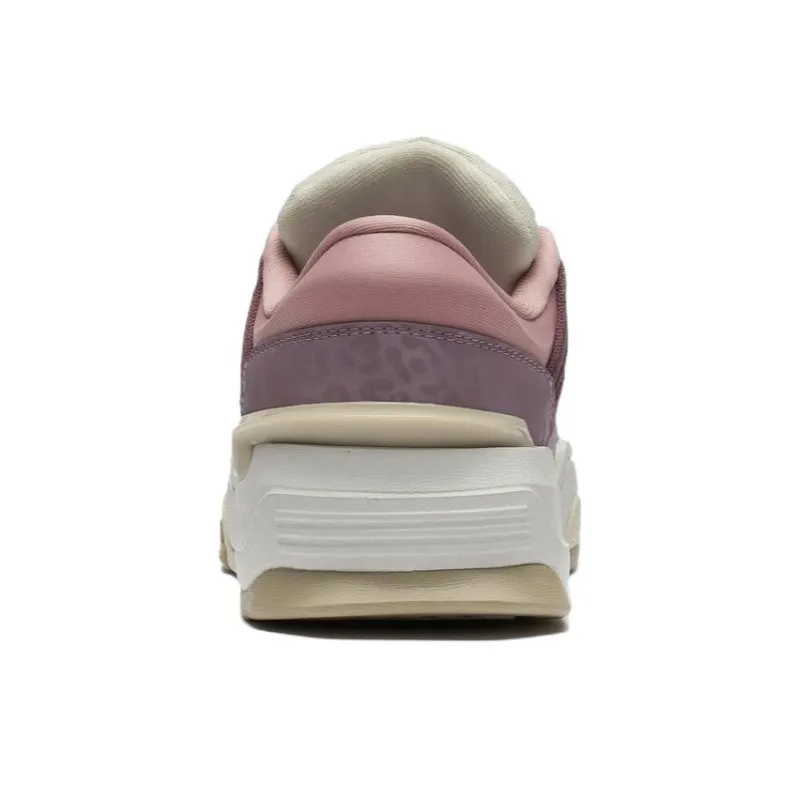 LiNing Samchen Canchun Low Top Skateboard Shoes Women's White Purple-3