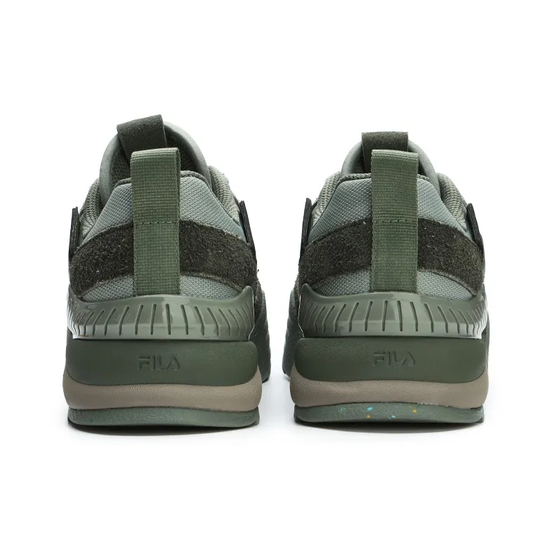 FILA PALA Anti-Slip And Wear-Resistant Lightweight Low-Top Skateboard Shoes Women's Green-4