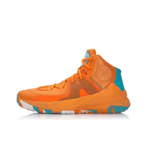 LINING All In Team 3.5 Basketball Shoes Men High-Top Orange