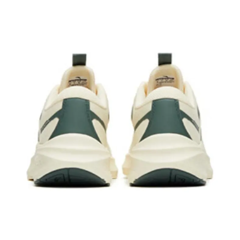 Anta Road Run Anti Slip Wear Resistant Low Top Running Shoes Men's White Asphalt Gray-3