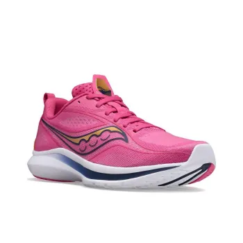Saucony Kinvara 13 Cushioned Slip Resistant Abrasion Resistant Low Top Casual Running Shoes Women's Pink