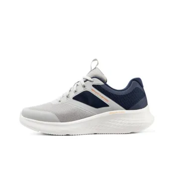 Skechers Skech Lite Pro Cushioning Anti Slip And Wear Resistant Low Top Casual Running Shoes Men's Gray Blue