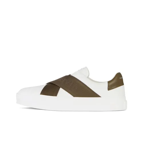 Givenchy City Low Top Stylish Skateboarding Shoes Men's White Green