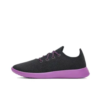 Allbirds Tree Runner Casual Shoes Women's Low-Top Black/Purple