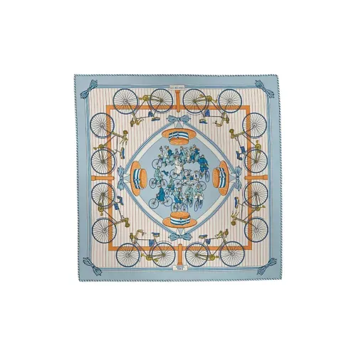 HERMES Silk Scarves Unisex