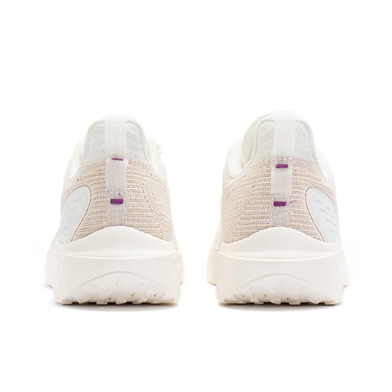 361° Flying Fish Anti Slip Wear Resistant Low Top Running Shoes Women's White-3