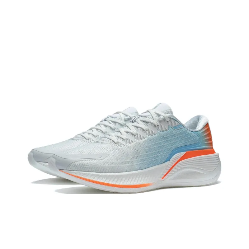 LiNing YueYing 2.0 Pro Rebound Cushioning Anti Slip And Wear Resistant Low Top Running Shoes White Blue-2