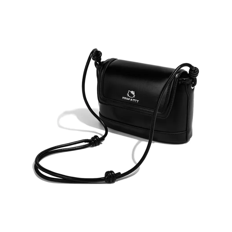 MESUCA Kitty Series PU With Synthetic Leather Crossbody Bag Small Size Women's Black/White/Ecru-8