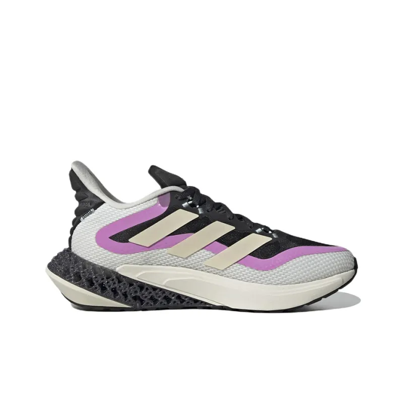 Adidas 4D FWD Pulse 2 Lightweight And Wear-resistant Low-Top Running Shoes Women's Gray Pink-1