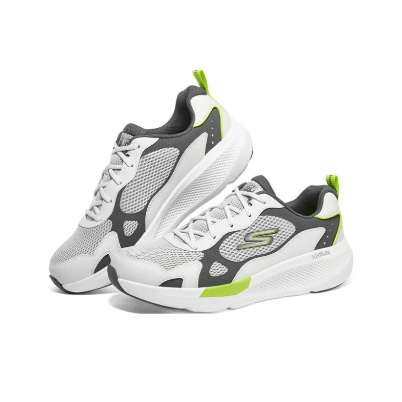 Skechers GO RUN Elevate Anti-Slip Wear-Resistant Low-Top Running Shoes Men's Lemon Grey-2