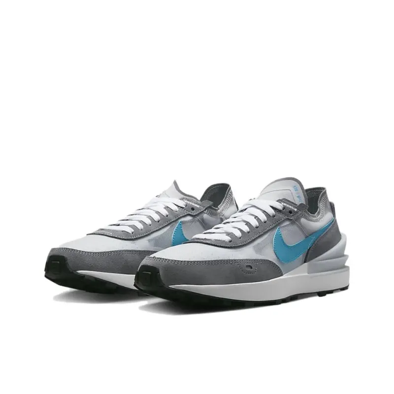 Nike Waffle One 'Cool Grey Blue Lightning'-2