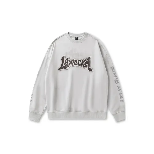 LAMLICKA Sweatshirts Unisex Gray