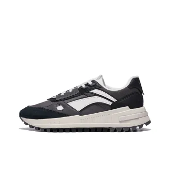 LiNing Wind Rider 2.0 Anti Slip Wear Resistant Low Top Sports Casual Shoes Women's Gray Black