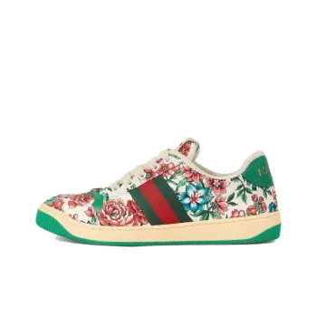 GUCCI Screener Low Top Skateboard Shoes Women's Multicolor